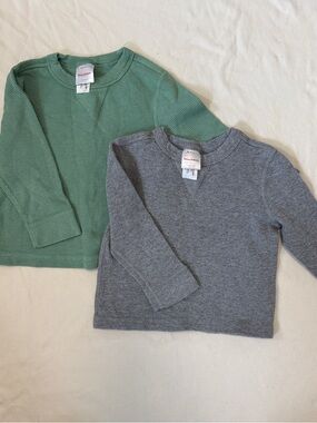 Hanna Andersson set of Long Sleeve Thermal Tops (2T)
